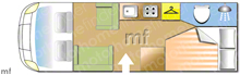 Bailey autograph 745, 2014 motorhome layout